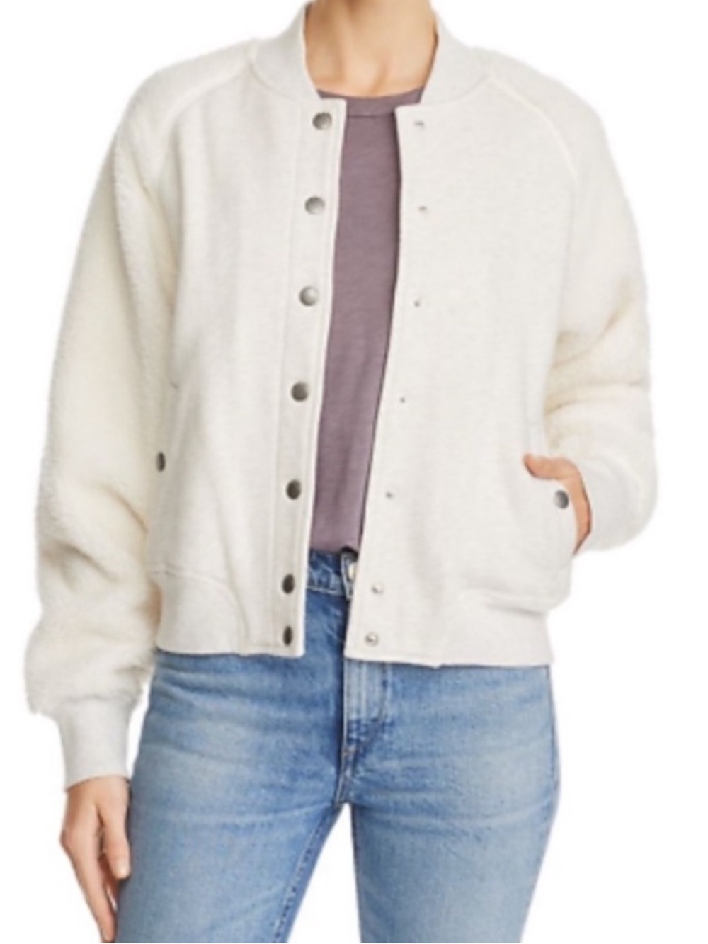Rag & Bone Sherpa Varsity Jacket